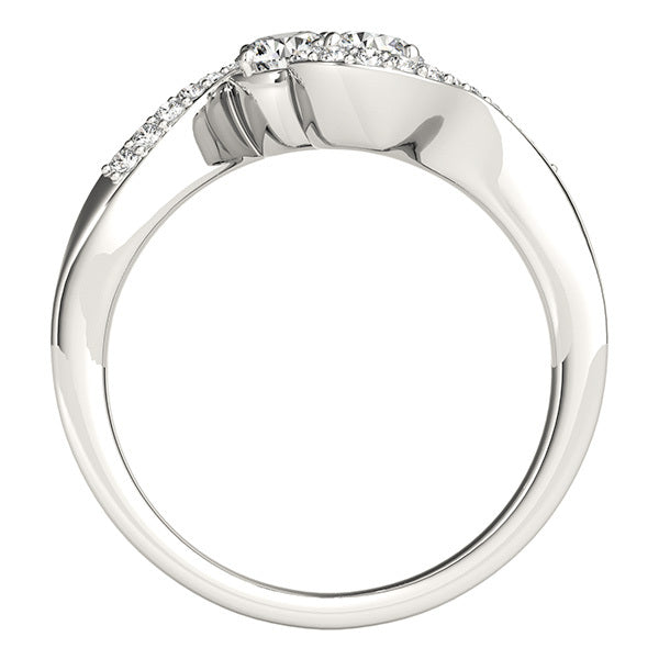 18K White Gold Multi-Diamond Fashion Ring