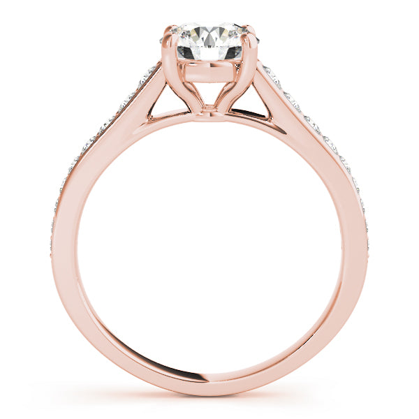 18K Rose Gold 1.33ctw Round Diamond Engagement Ring