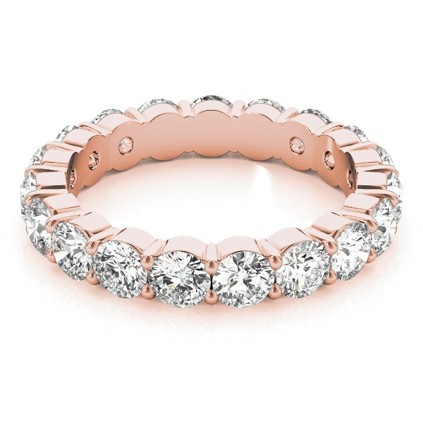 14K Rose Gold 1/2 ct tw Diamond Wedding Ring