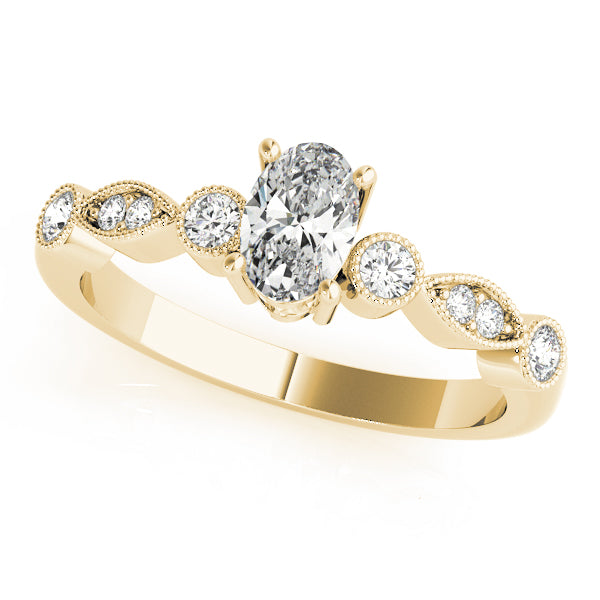 14K Yellow Gold 1/5 ct tw Fashion Diamond Ring