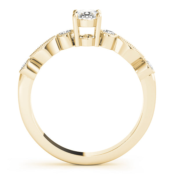 18K Yellow Gold Diamond Fashion Ring