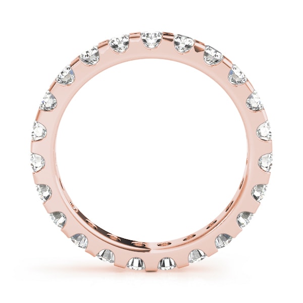14K Rose Gold 1/4 ct tw Diamond Wedding Ring