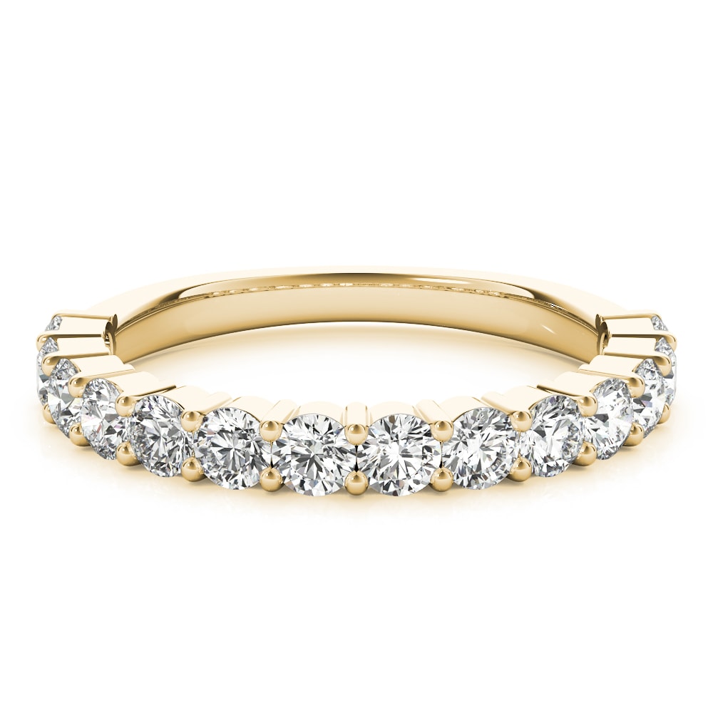 14K Yellow Gold 1 ct tw Diamond Wedding Ring