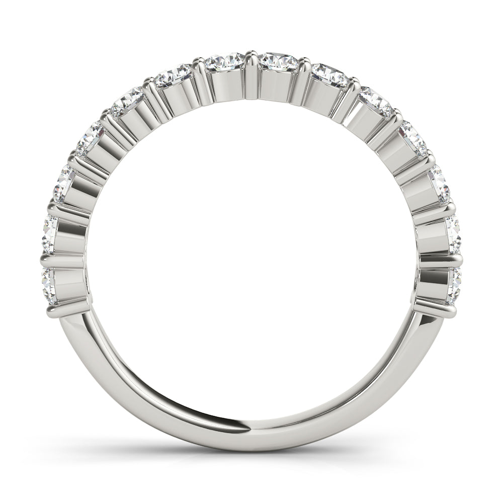 14K White Gold Diamond Wedding Ring