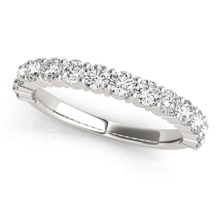 14K White Gold 1 ct tw Diamond Wedding Ring