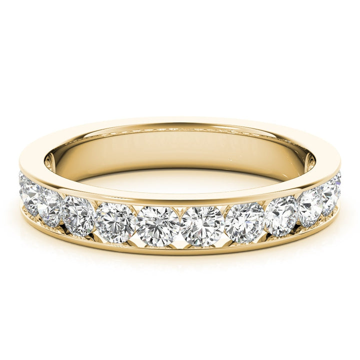 14K Yellow Gold 1 ct tw Diamond Wedding Ring