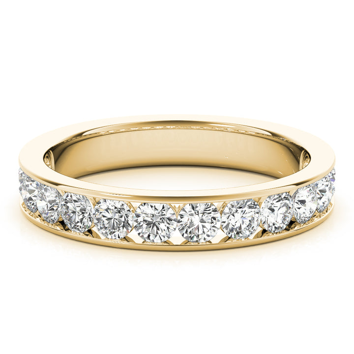 18K Yellow Gold Diamond Wedding Ring