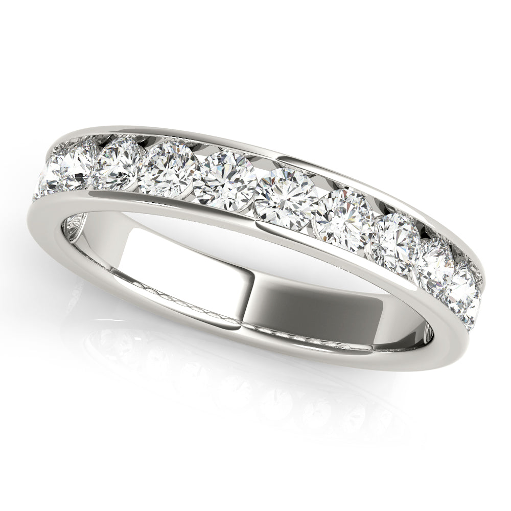 14K White Gold 1 ct tw Diamond Wedding Ring