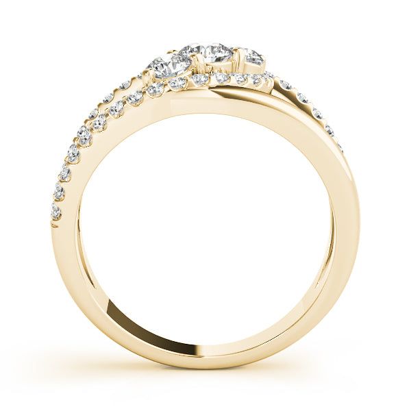 18K Yellow Gold Multi-Diamond Fashion Ring