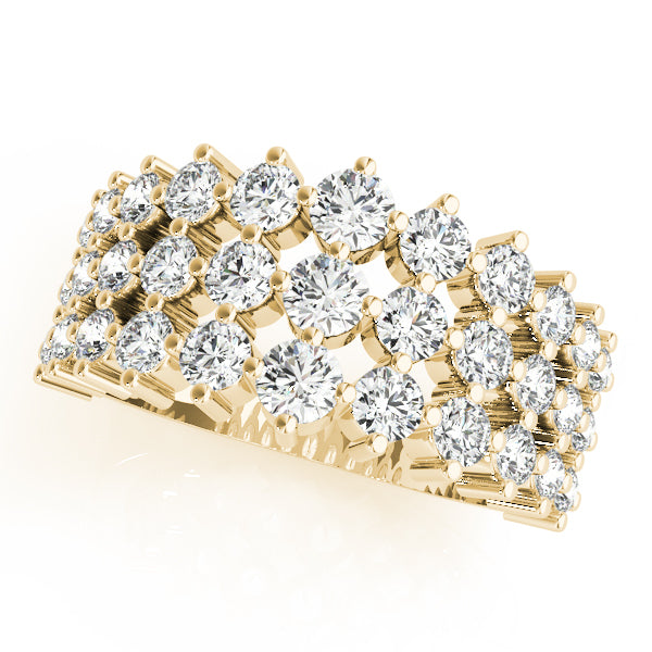 14K Yellow Gold 1 7/8 ct tw Fashion Diamond Ring