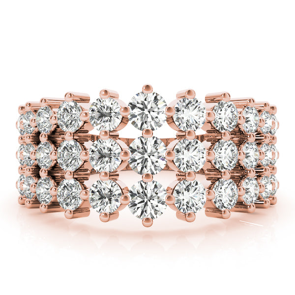 14K Rose Gold 1 7/8 ct tw Fashion Diamond Ring