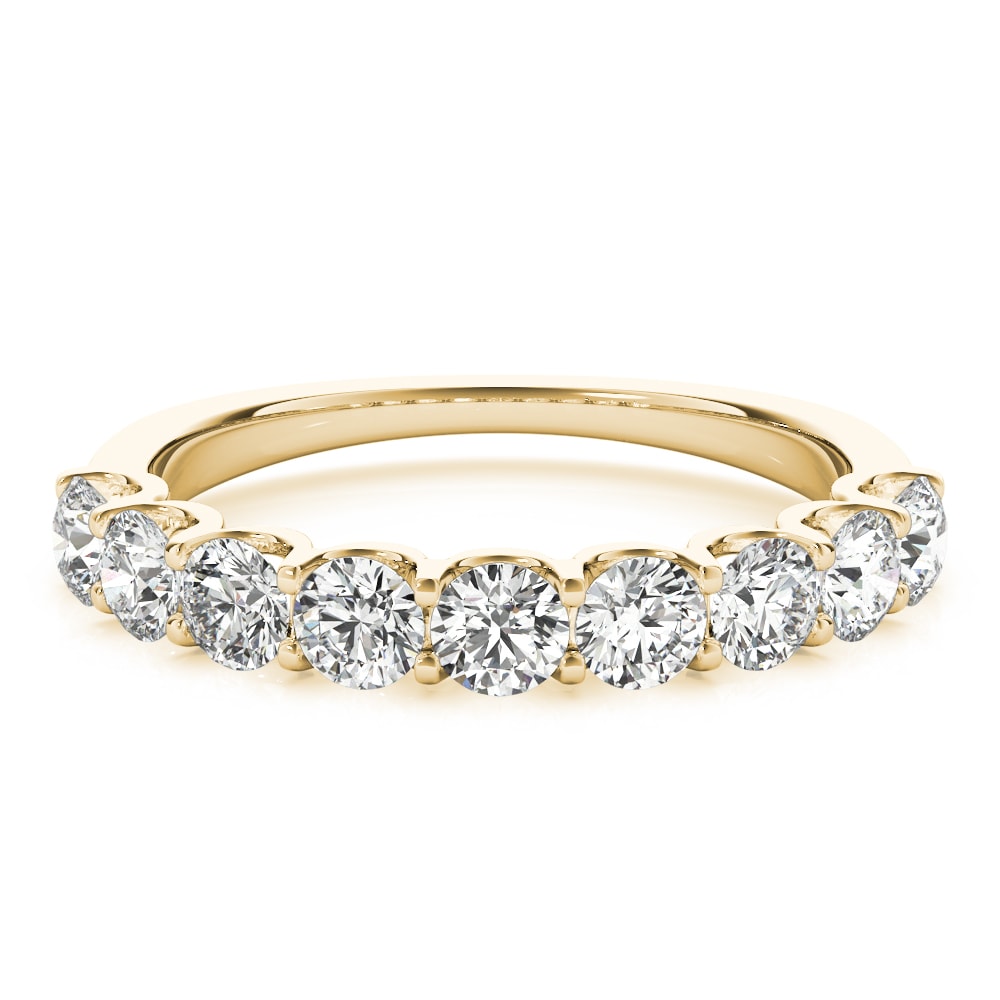 18K Yellow Gold 1 ct tw Diamond Wedding Ring