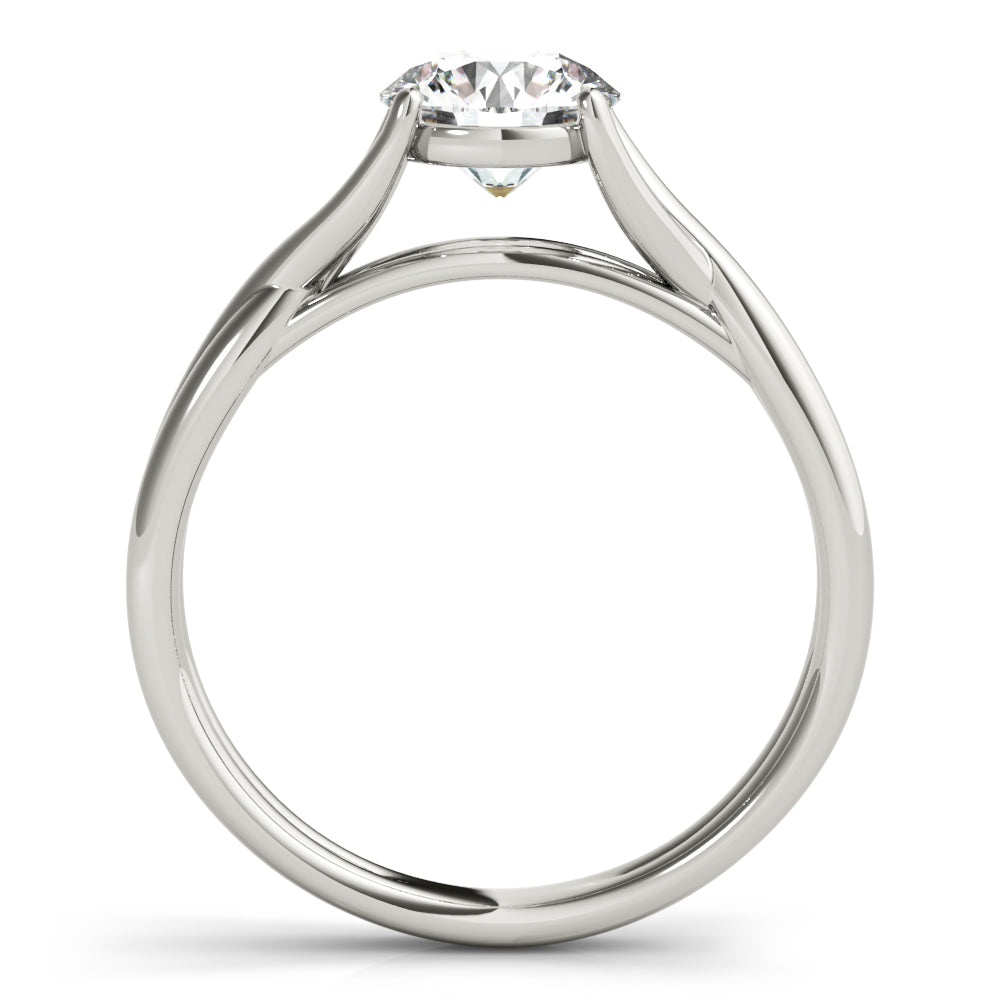 18K White Gold 1ct Diamond Solitaire Engagement Ring