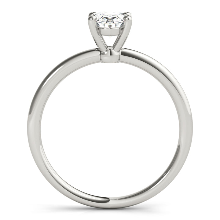 Platinum 0.25ct Oval Diamond Engagement Ring
