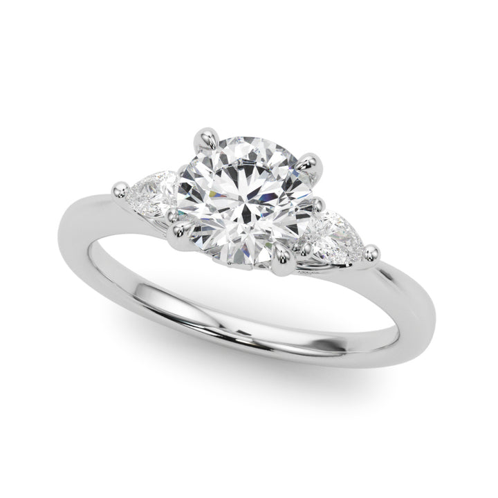 Platinum Diamond Engagement Ring | 0.72 ctw Premium Stones