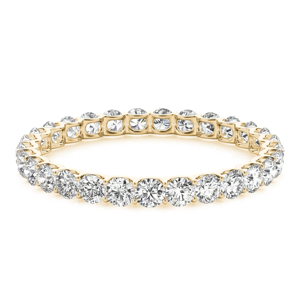 14K Yellow Gold 3/4 ct tw Diamond Wedding Ring