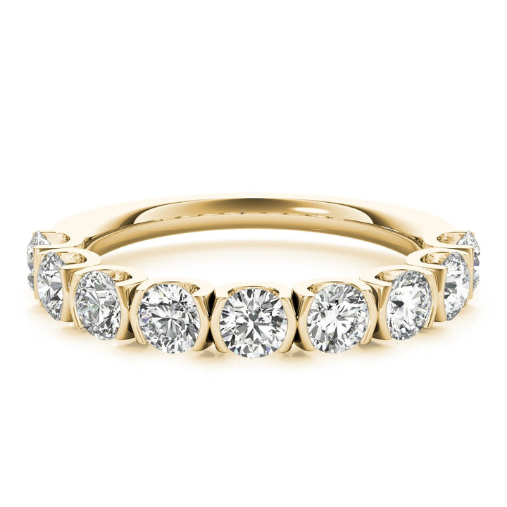 18K Yellow Gold 3/4 ct tw Diamond Wedding Ring