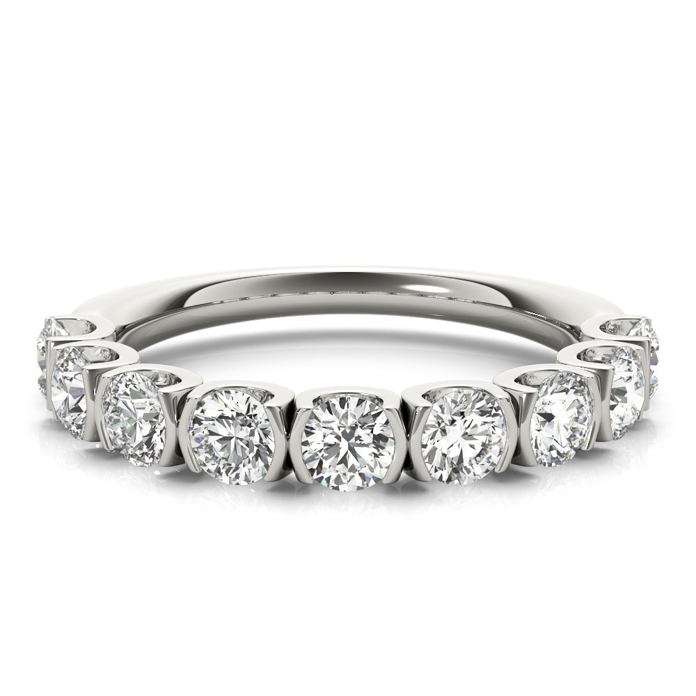 Platinum 0.75 CT Diamond Wedding Ring
