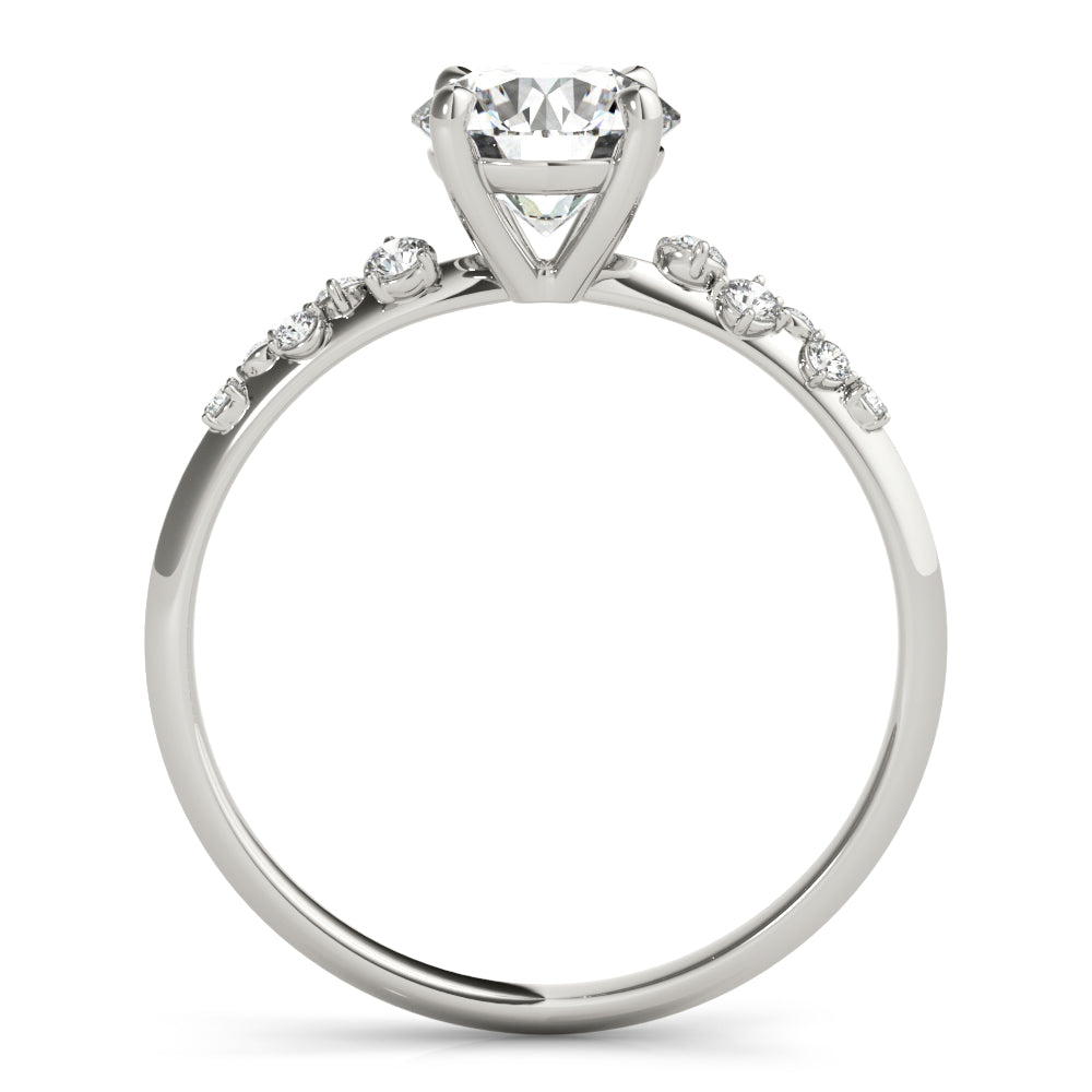 18K White Gold 1 ct Diamond Engagement Ring