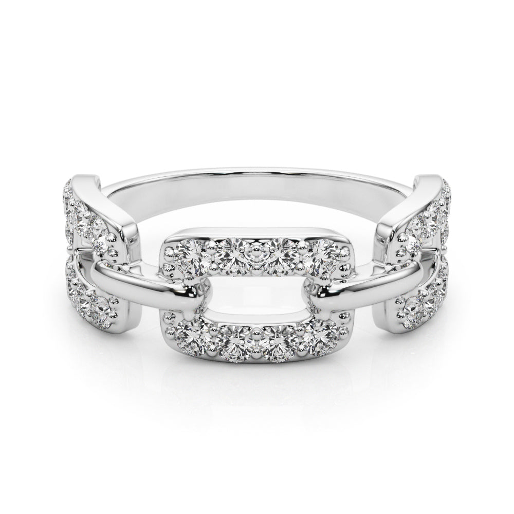 14K White Gold Multi-Diamond Ring