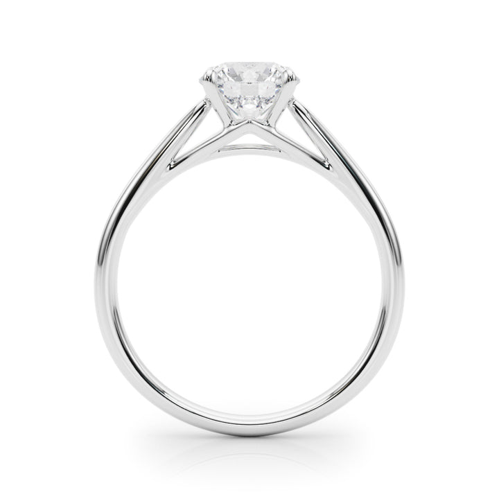 14K White Gold 1 CT Diamond Engagement Ring