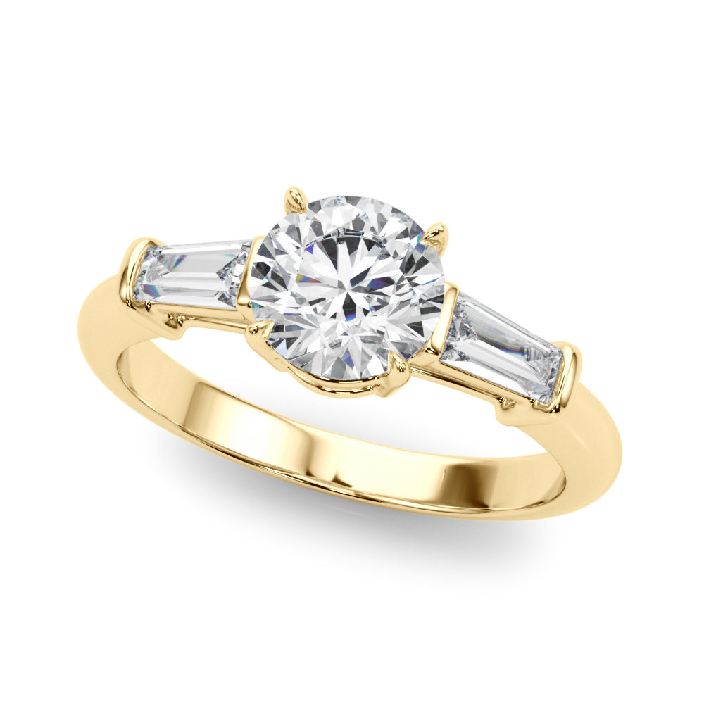 18K Yellow Gold 1.5 CT Diamond Engagement Ring