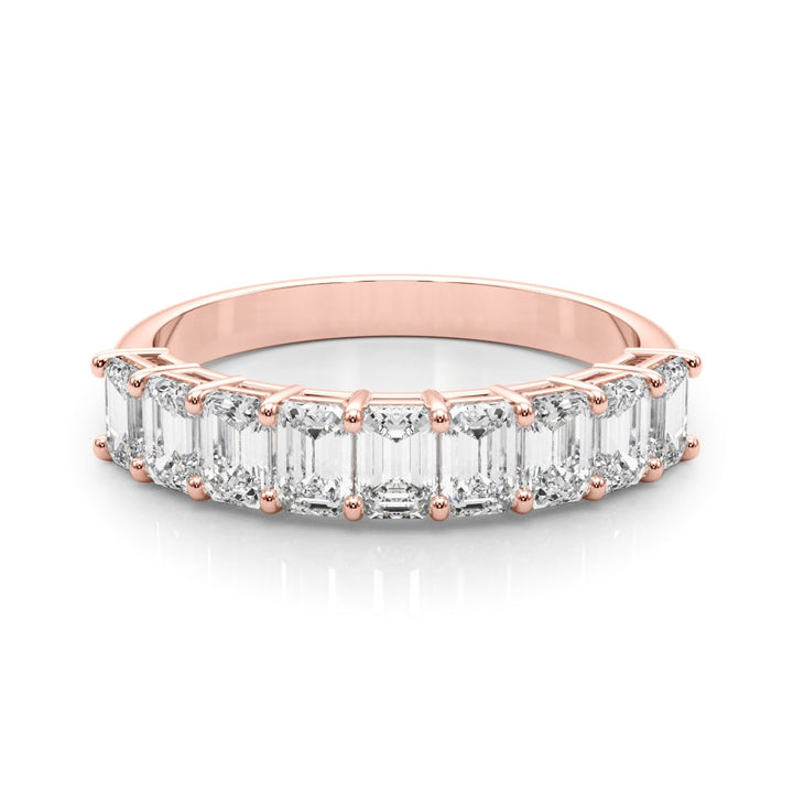 18K Rose Gold 1 1/3 ct tw Fancy Shape Diamond Wedding Ring