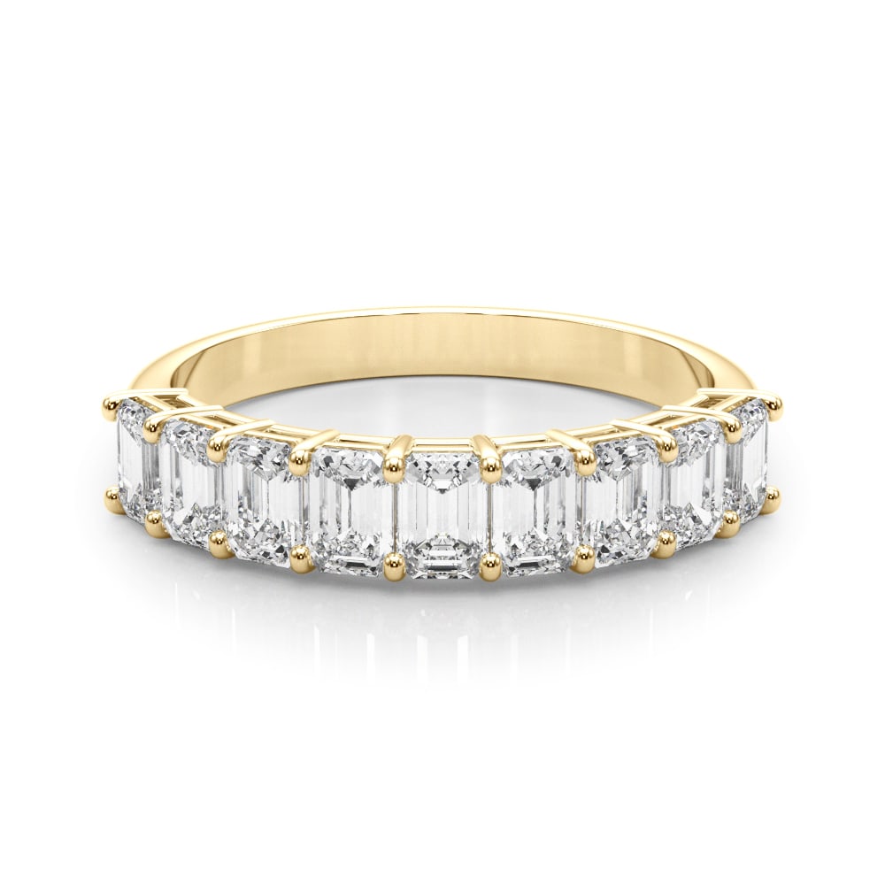 14K Yellow Gold 1 1/3 ct tw Fancy Shape Diamond Wedding Ring
