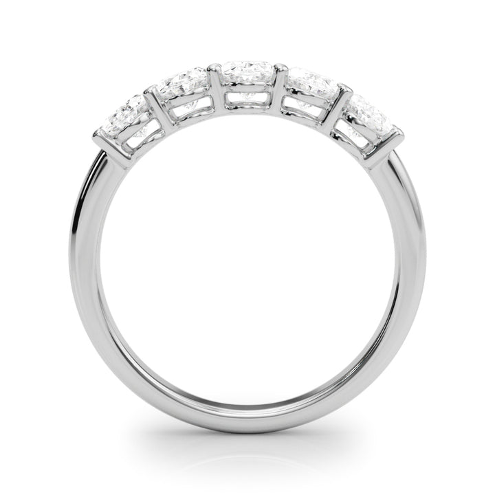 18K White Gold 1.65 CT Oval Diamond Engagement Ring