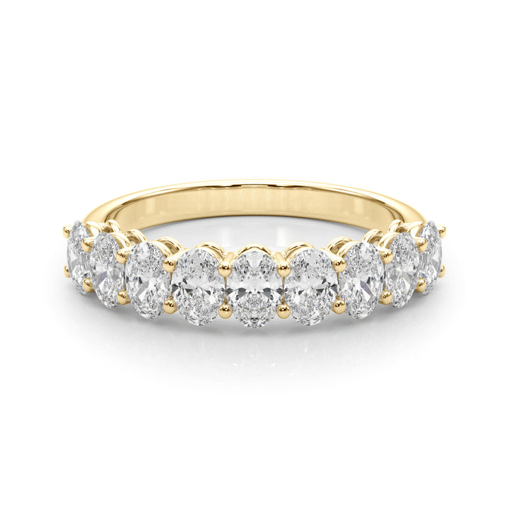 18K Yellow Gold 1.8 CT Oval Diamond Engagement Ring