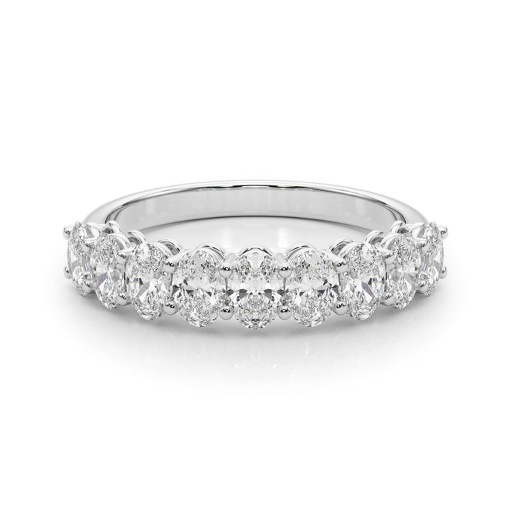 Oval Diamond Multi-Stone Wedding Ring
