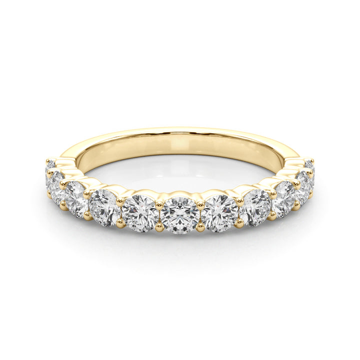 14K Yellow Gold 1 CT Diamond Wedding Band