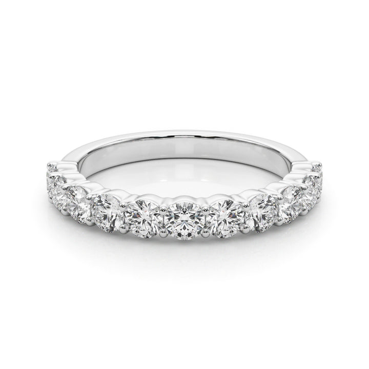 Platinum 1 CT Diamond Wedding Band Ring