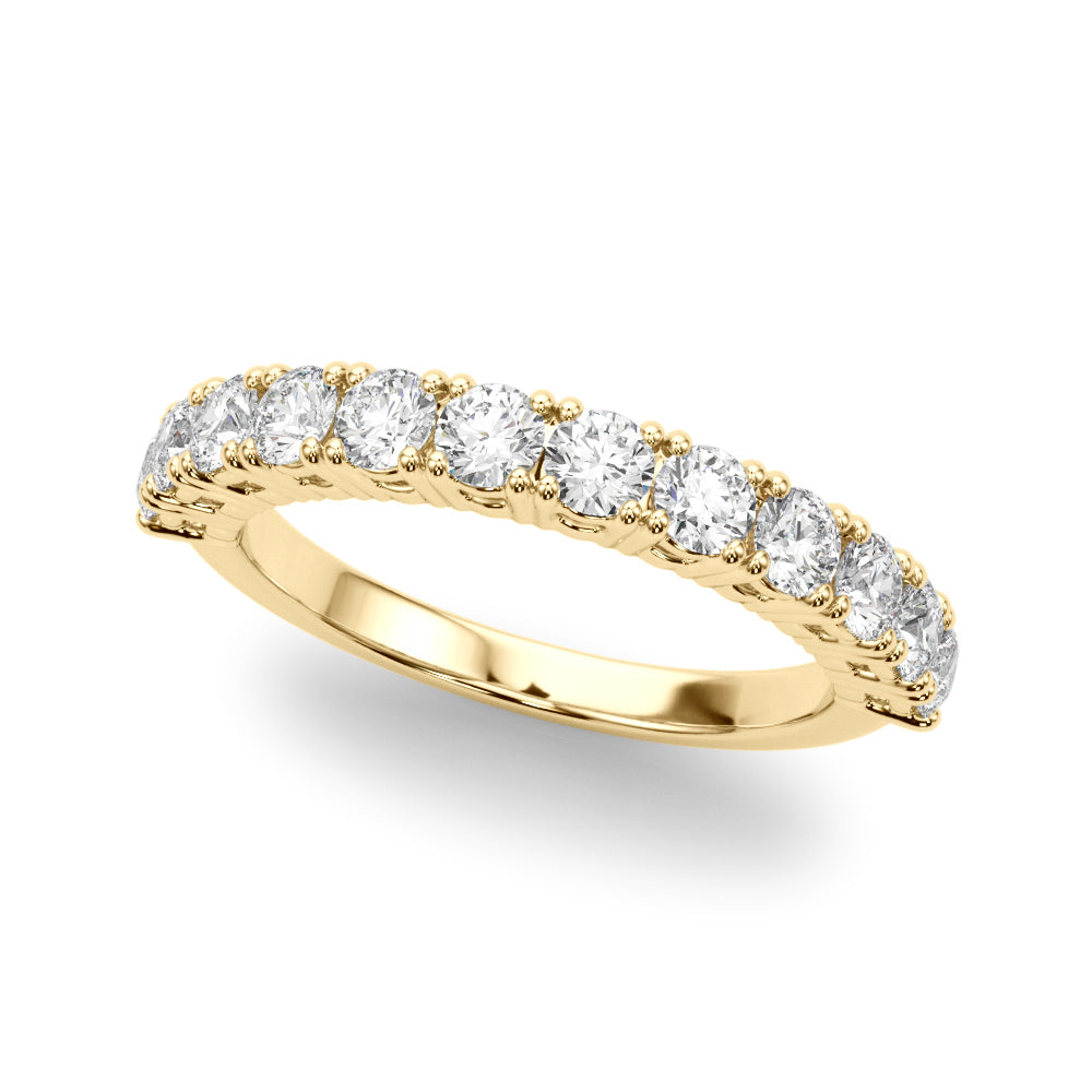 18K Yellow Gold 1/2 CT Diamond Engagement Ring