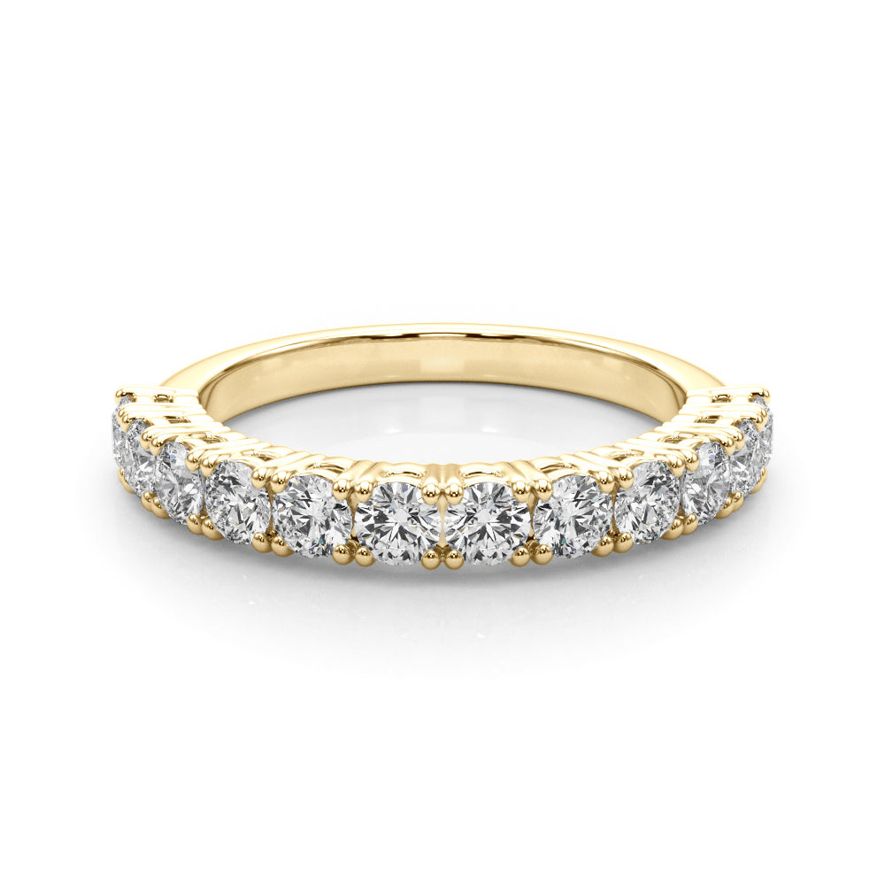 18K Yellow Gold 1/2 CT Diamond Engagement Ring