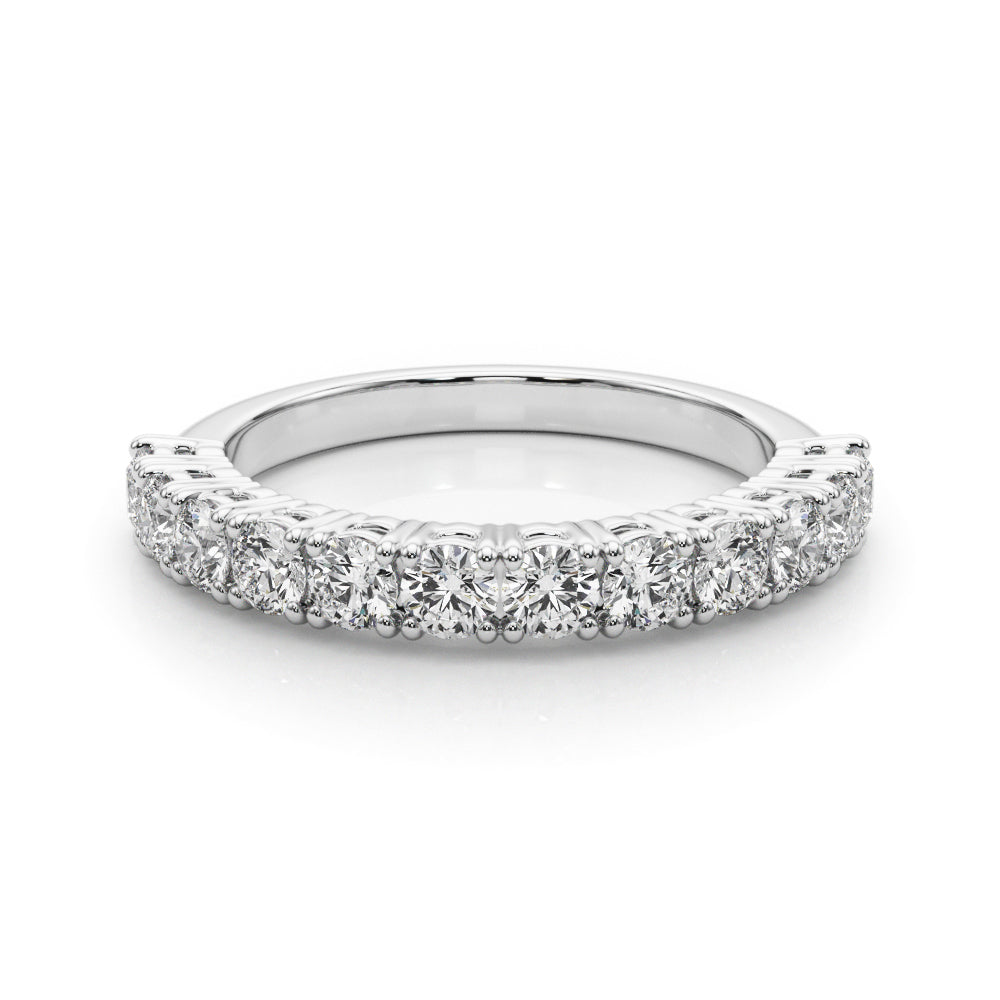 18K White Gold 1/2 CT Multi-Stone Diamond Ring