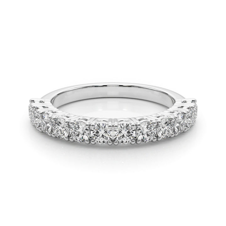 18K White Gold 1/2 CT Multi-Stone Diamond Ring