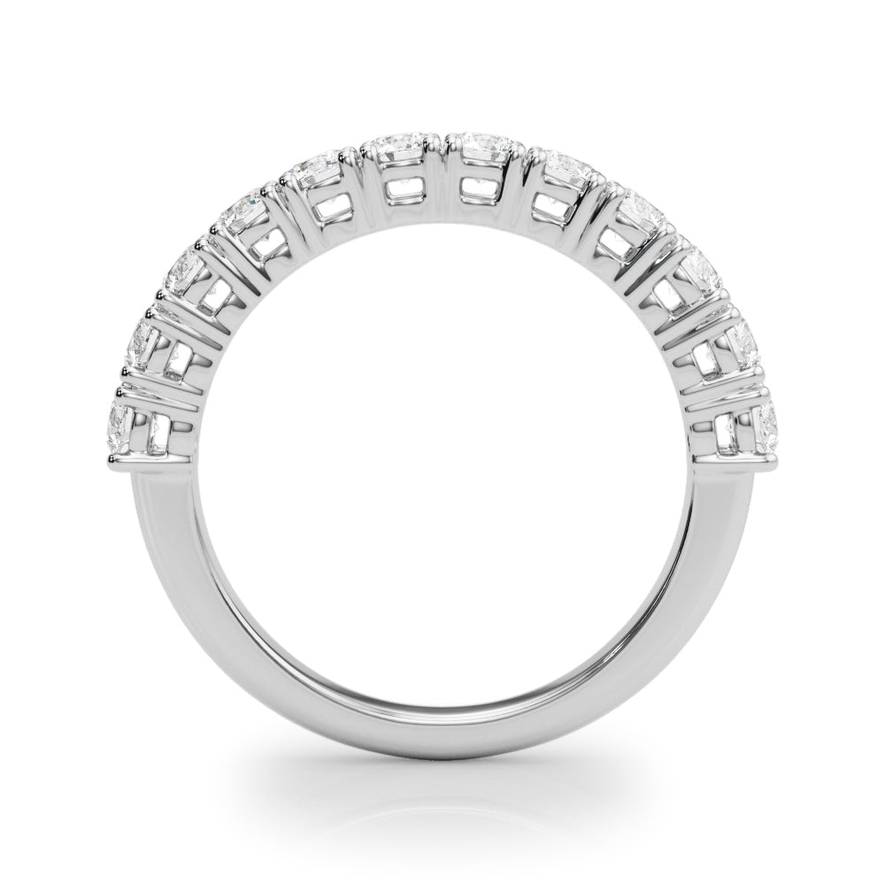 18K White Gold 1/2 CT Multi-Stone Diamond Ring