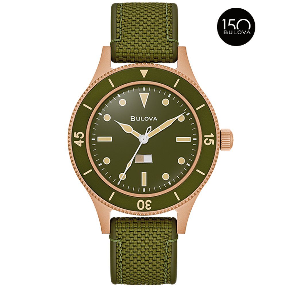 Bulova Bronze #CuSn8 Heritage Mens Watch