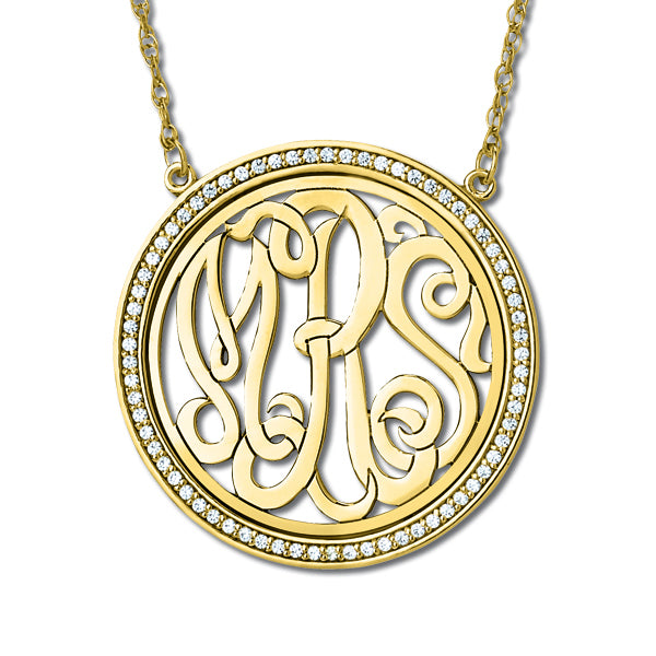 Multi-Diamond Fashion Pendant Necklace