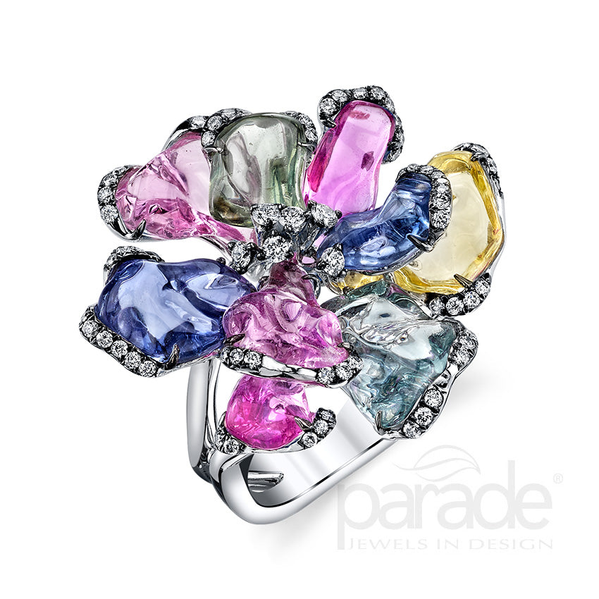 Sapphire & Diamond Ring