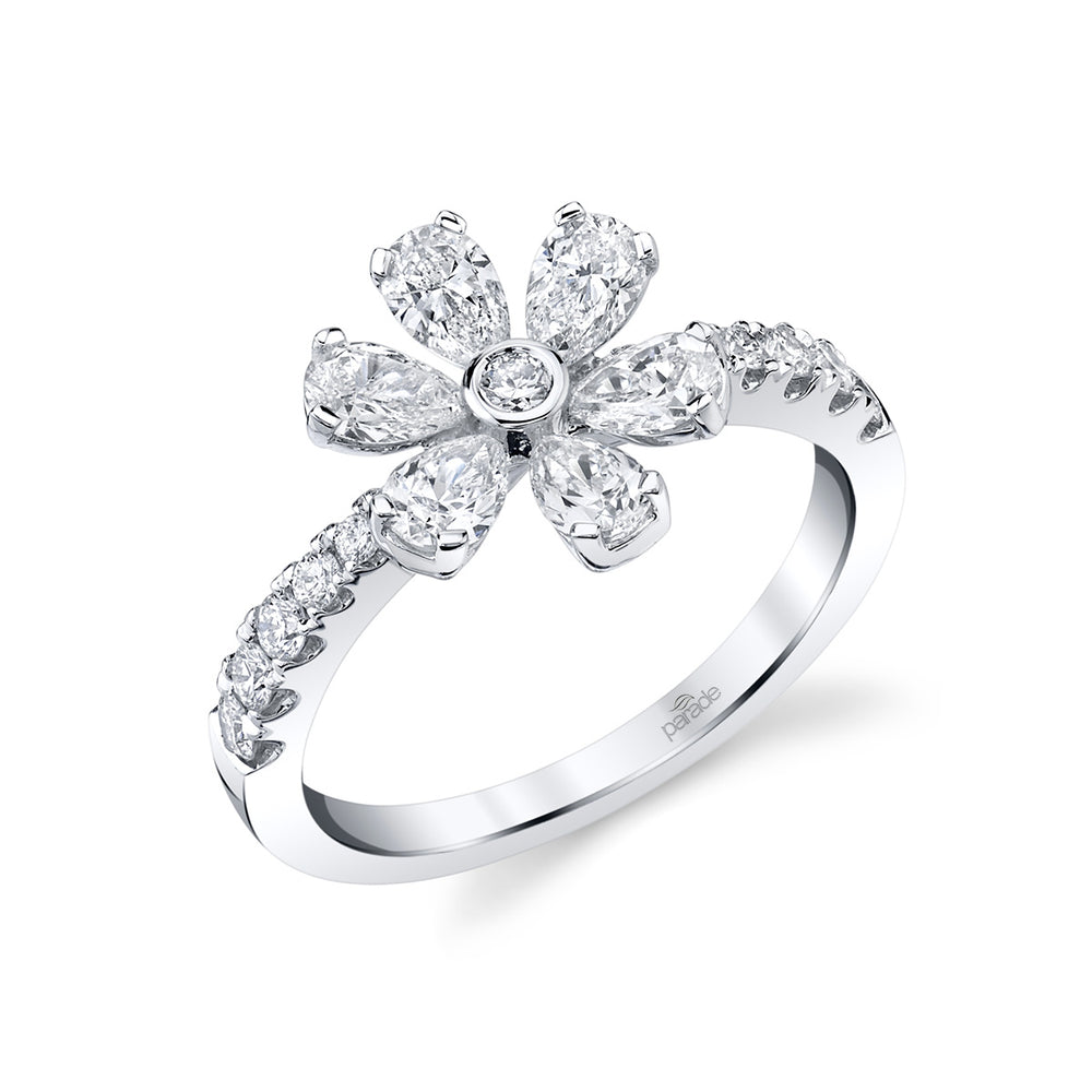 Pear-Shaped Diamond Ring