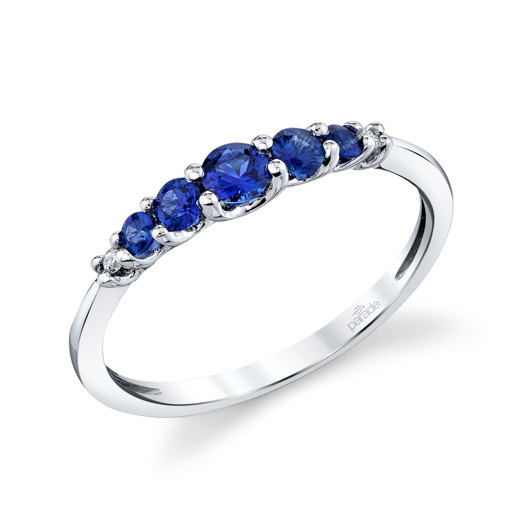 Sapphire & Diamond Band