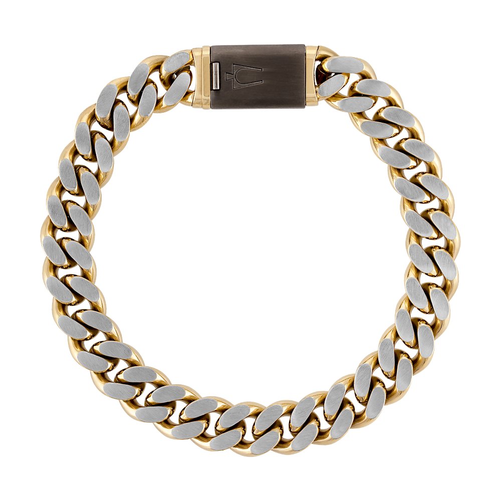 Bulova Stainless Steel Classic Collection Mens Bracelet