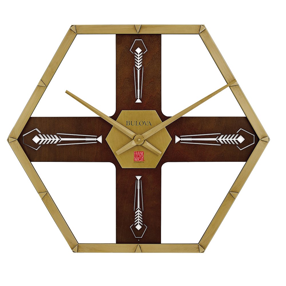 Bulova  Frank Lloyd Wright - C    Clock