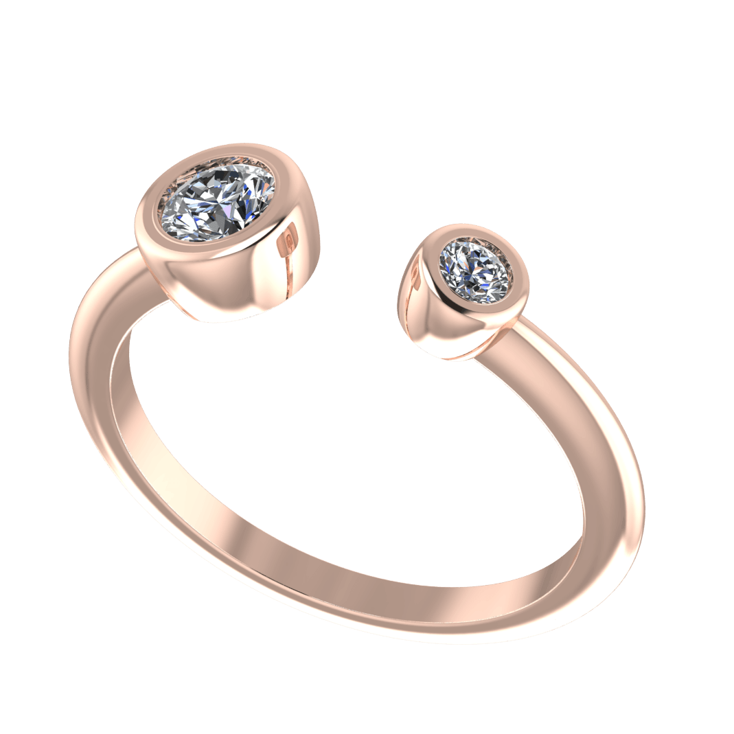 Two Stone Diamond Fashion Ring - BVW Jewelers reno