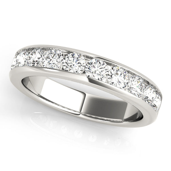 18K White Gold 0.20 ctw Diamond Wedding Band
