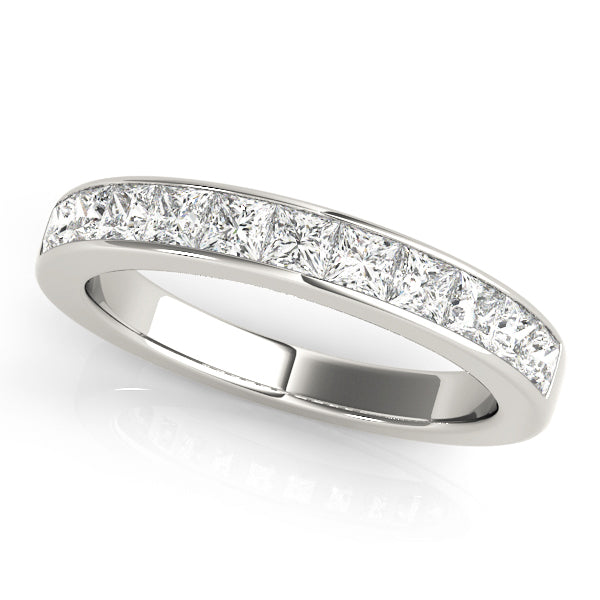 14K White Gold Diamond Wedding Ring