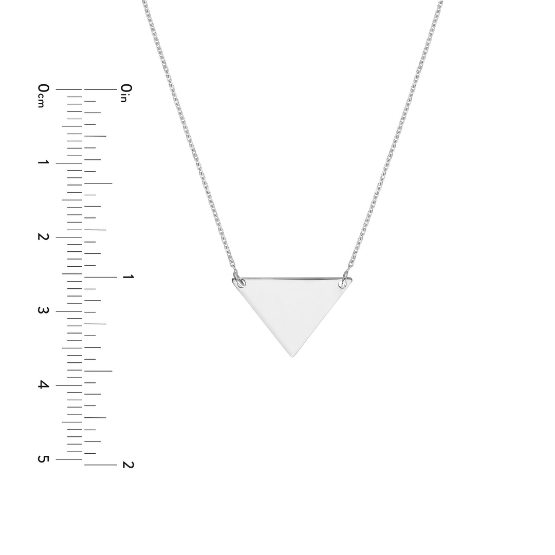 Triangle Drop Adjustable Necklace