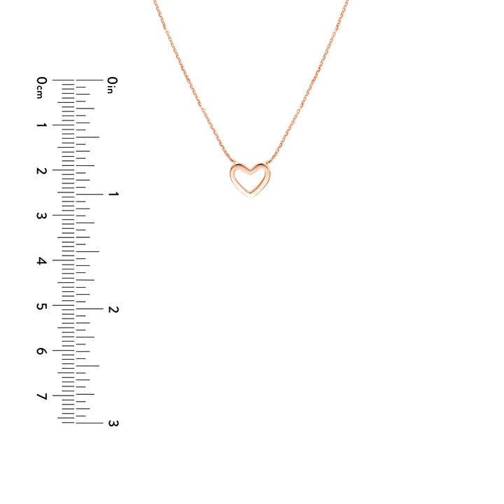 Mini Open Heart Necklace